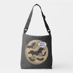 Sac Ajustable Bats Having Party on Full Moon