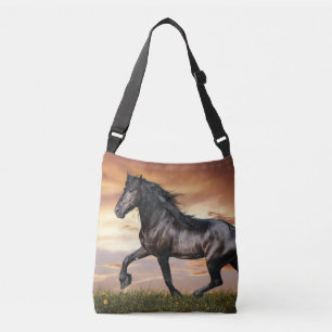 Sac Ajustable Beau Cheval Noir