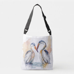 Sac Ajustable Beau Couple pélican, Obligations d'amour pélicans