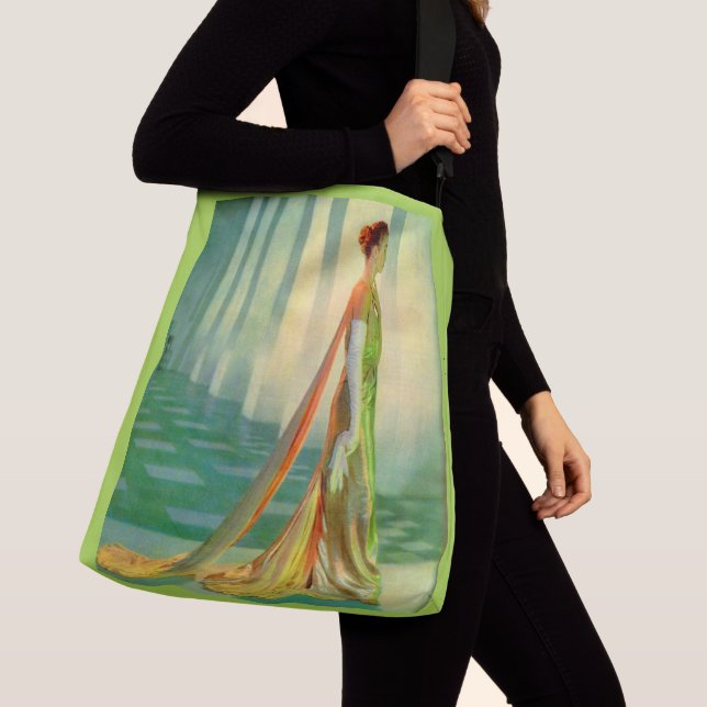Sac Ajustable Belle dame des années 1960 en robe de soirée (De près)