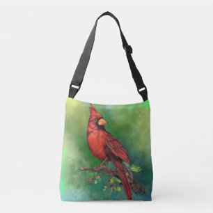 Sac Ajustable Belle peinture du Cardinal rouge du Nord