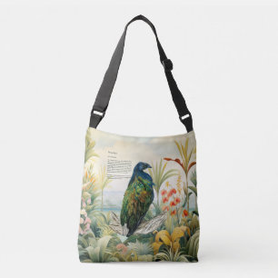 Sac Ajustable Belle Pigeon Nicobar Peint À La Main