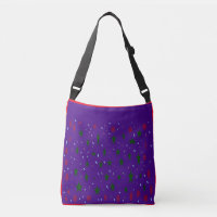 Belle violette profonde avec motifs délicats