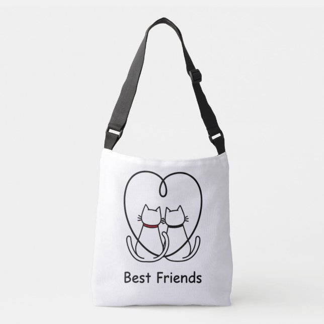 Sac Ajustable Best Friends Cats Heart Tail (Devant)