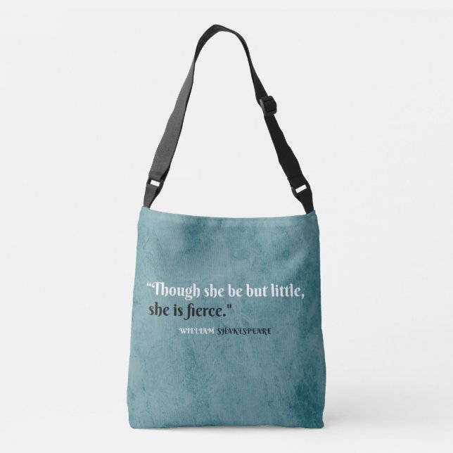 Sac Ajustable "Bien qu'elle soit mais peu, elle est féroce ! " (Dos)
