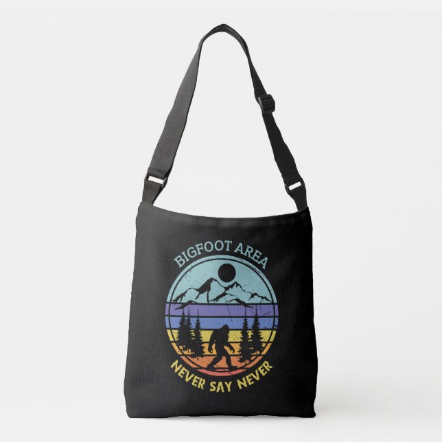 Sac Ajustable Bigfoot Area style rétro Crossbody Bags (Devant)