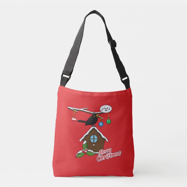 Sac Ajustable Bird House Joyeux Noël (Devant)