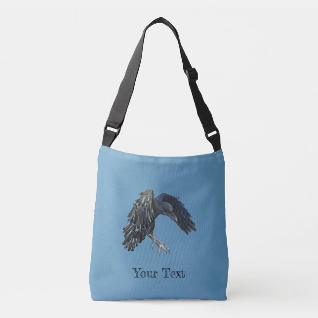 Sac Ajustable Black Crow Maître du temps Ciel personnalisé bleu (Devant)