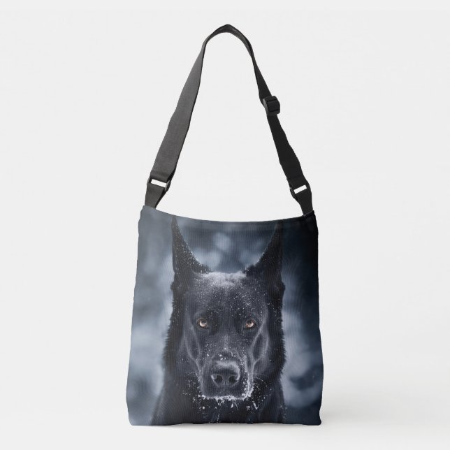 Sac Ajustable Black German Shepherd (Devant)