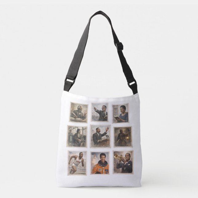 Sac Ajustable Black history stamps (Devant)