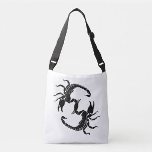 Sac Ajustable Black & White Letter S