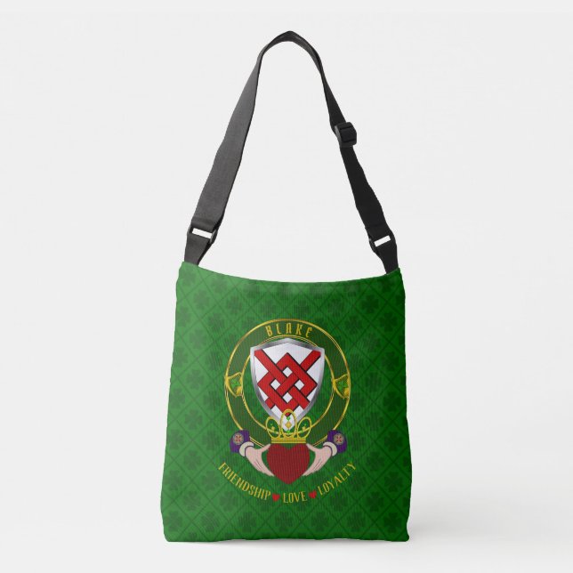Sac Ajustable Blake Irish Shield & Claddagh (Devant)