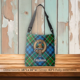 Sac Ajustable Blason de Clan Colquhoun sur tartan