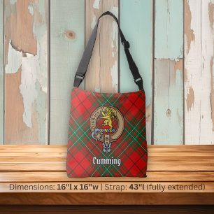 Sac Ajustable Blason de Clan Cumming sur tartan