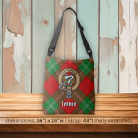 Blason du Clan Lennox sur tartan