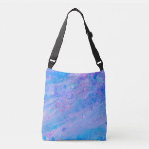 Sac Ajustable Bleu Abstrait et rose bulle sirène Océan
