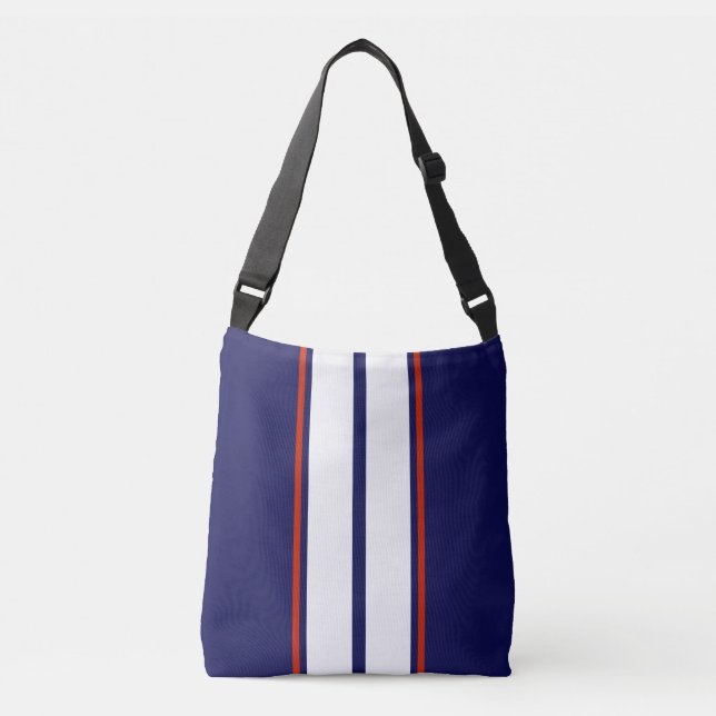 Sac Ajustable Bleu, blanc et rouge Classy (Devant)