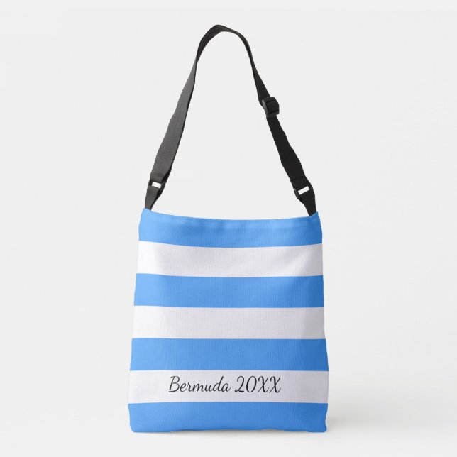 Sac Ajustable Bleu de ciel avant et arrière personnalisé (Dos)