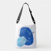 Bleu et bleu clair Nord Abstrait