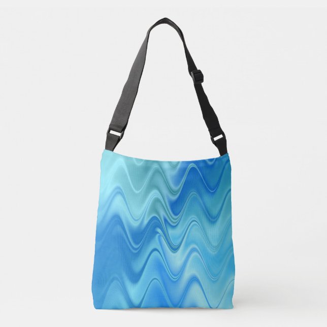 Sac Ajustable Bleu foncé Abstrait (Devant)