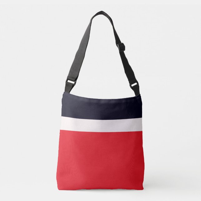 Sac Ajustable Bleu Marine Avec Rouge (Devant)