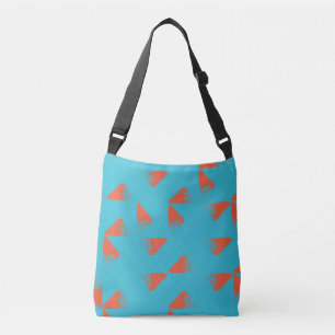 Sac Ajustable Bleu, orange, dynamique, motif géométrique tendanc