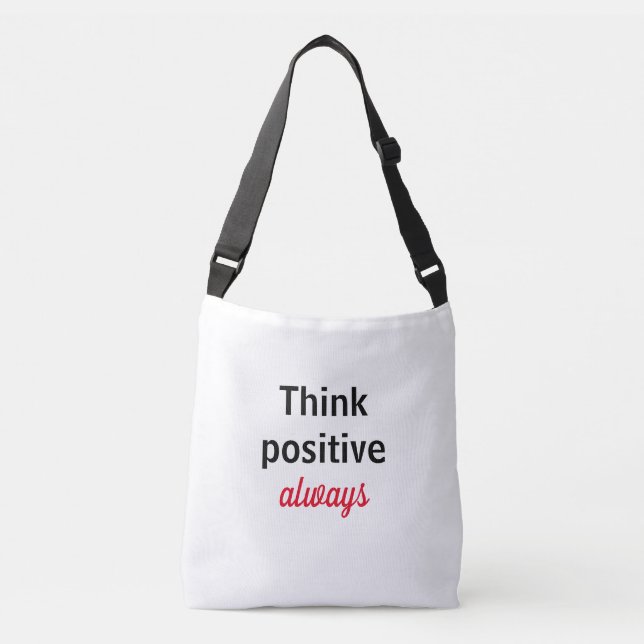 Sac Ajustable Bolsa Tkink Positive always (Devant)