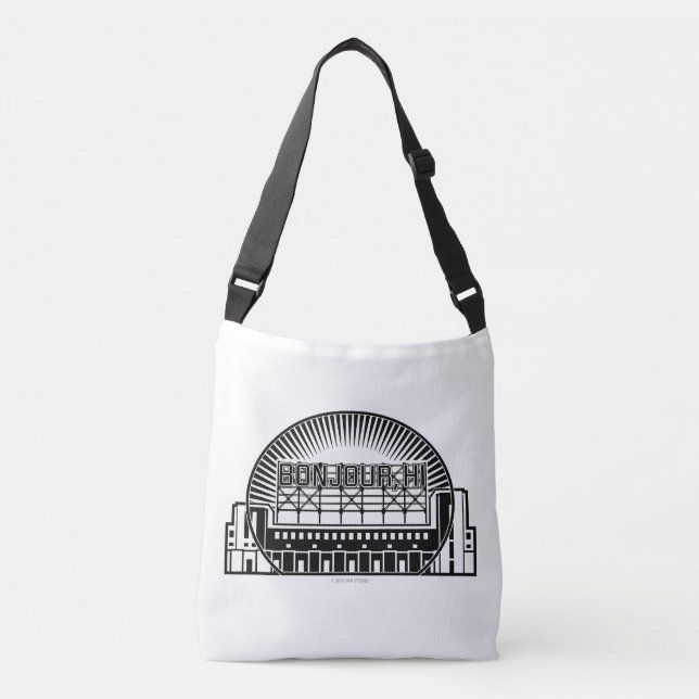 Sac Ajustable Bonjour, Salut, Fourre-tout (Devant)