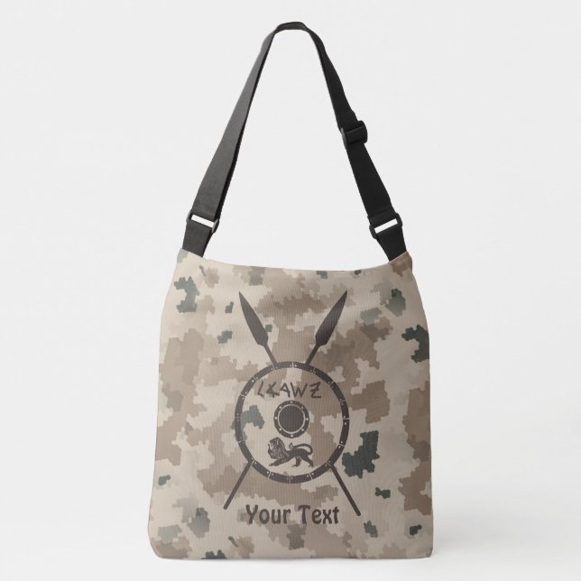 Sac Ajustable Bouclier Maccabee Et Paroles - Désert (Devant)