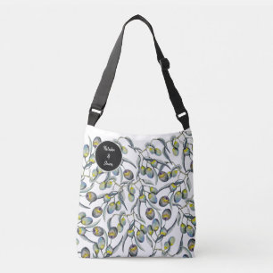 Sac Ajustable Branche d'olive bohème peinte à la main