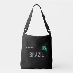 Sac Ajustable Brésil Fan Football Fan Chemise Coeur