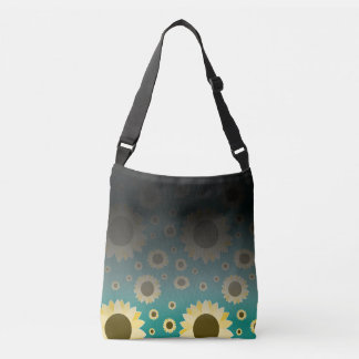 Sac Ajustable Bright Sunflowers on Green