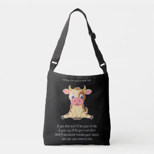 Sac Ajustable Cadeau de vache Un cadeau de vache à visage joye
