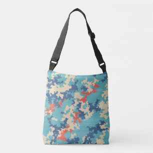 Sac Ajustable Camo Italien Été Bleu unique Motif de fret