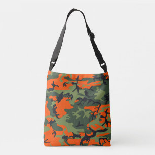 Sac Ajustable Camouflage orange et vert, Militaire, Armée