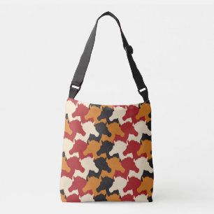 Sac Ajustable Camouflage tête de licorne, répétition motif.