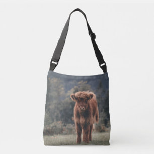 Sac Ajustable Campagne d'herbe d'automne de la vache de haute-te