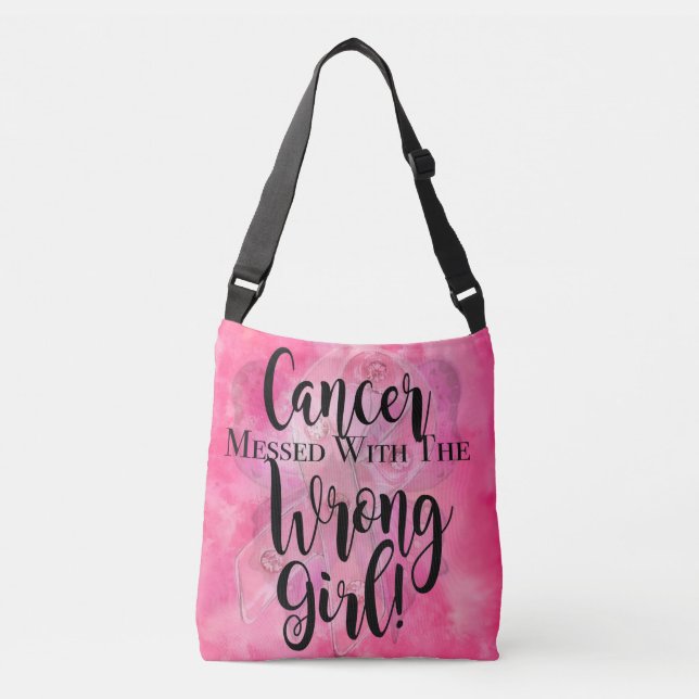 Sac Ajustable CANCER SALI AVEC le rose FAUX de FILLE (Devant)