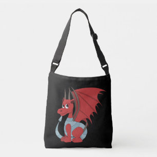 Sac Ajustable Caricature Dragon Rouge