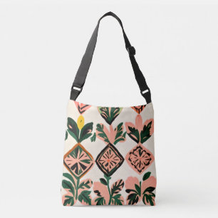 Sac Ajustable Carreaux et botaniques
