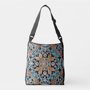Sac Ajustable Carrelage floral Motif Faux Céramique
