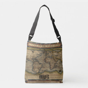 Sac Ajustable Carte de l'Atlas mondial vintage