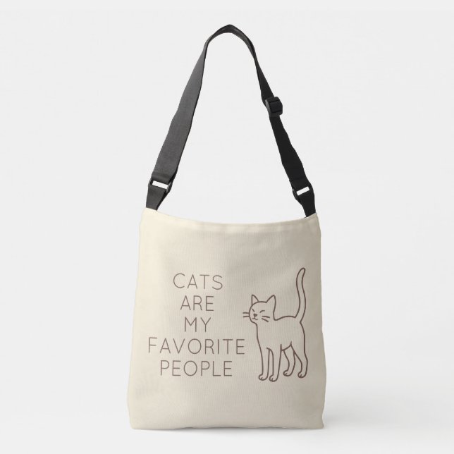 Sac Ajustable Cats are my favorite people (Devant)