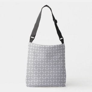 Sac Ajustable Cercles gris clair élégants et points argentés