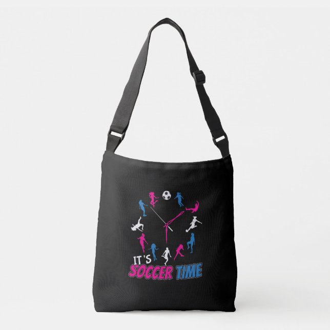 Sac Ajustable C'est Soccer Time Girls Soccer Citation (Devant)