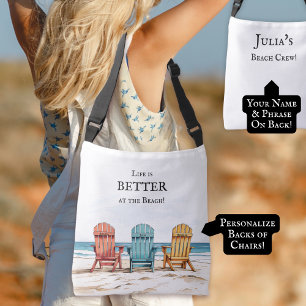 Sac Ajustable Chaises de plage personnalisées Meilleurs amis