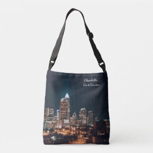Sac Ajustable Charlotte North Carolina City Skyline Nuit