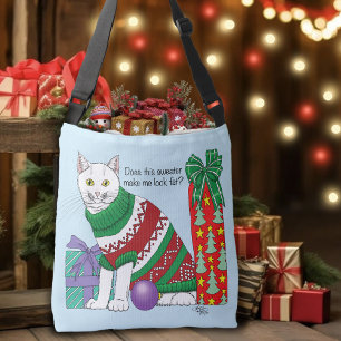 Sac Ajustable Chat drôle moche de Noël