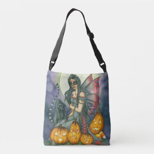 Sac Ajustable Chat féerique de citrouille de crâne de sucre de