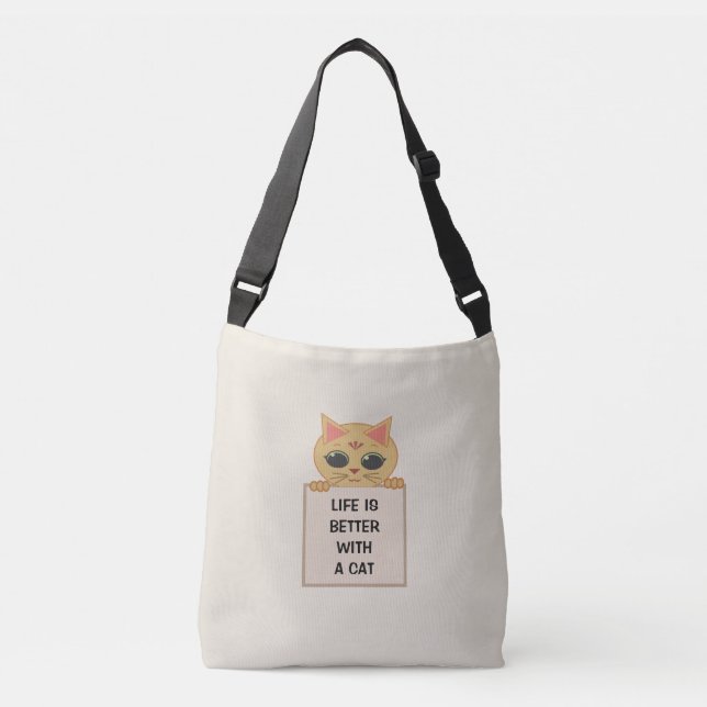 Sac Ajustable Chat mignon (Devant)